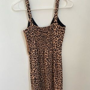 Cheetah print dress